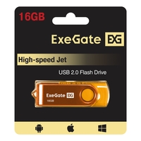USB flash drive ExeGate Jet 16GB yellow