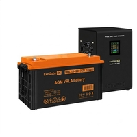 UPS set ExeGate FineSine SX-1000.LCD.AVR.2SH + battery HRL 12-120 (12V, 120Ah), 1 piece