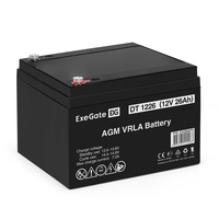 UPS set ExeGate FineSine SX-1500.LCD.AVR.2SH + battery DT 1226 (12V, 26Ah), 2 pcsece