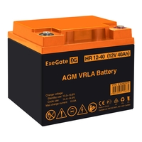 UPS set ExeGate FineSine SX-1500.LCD.AVR.2SH + battery HR 12-40 (12V, 40Ah), 2 pcsece