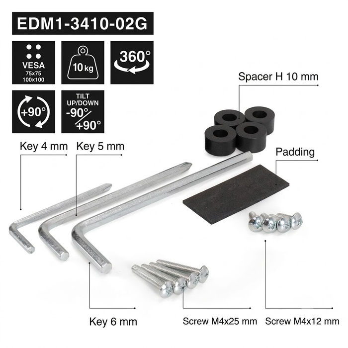 ExeGate EDM1-3410-02G